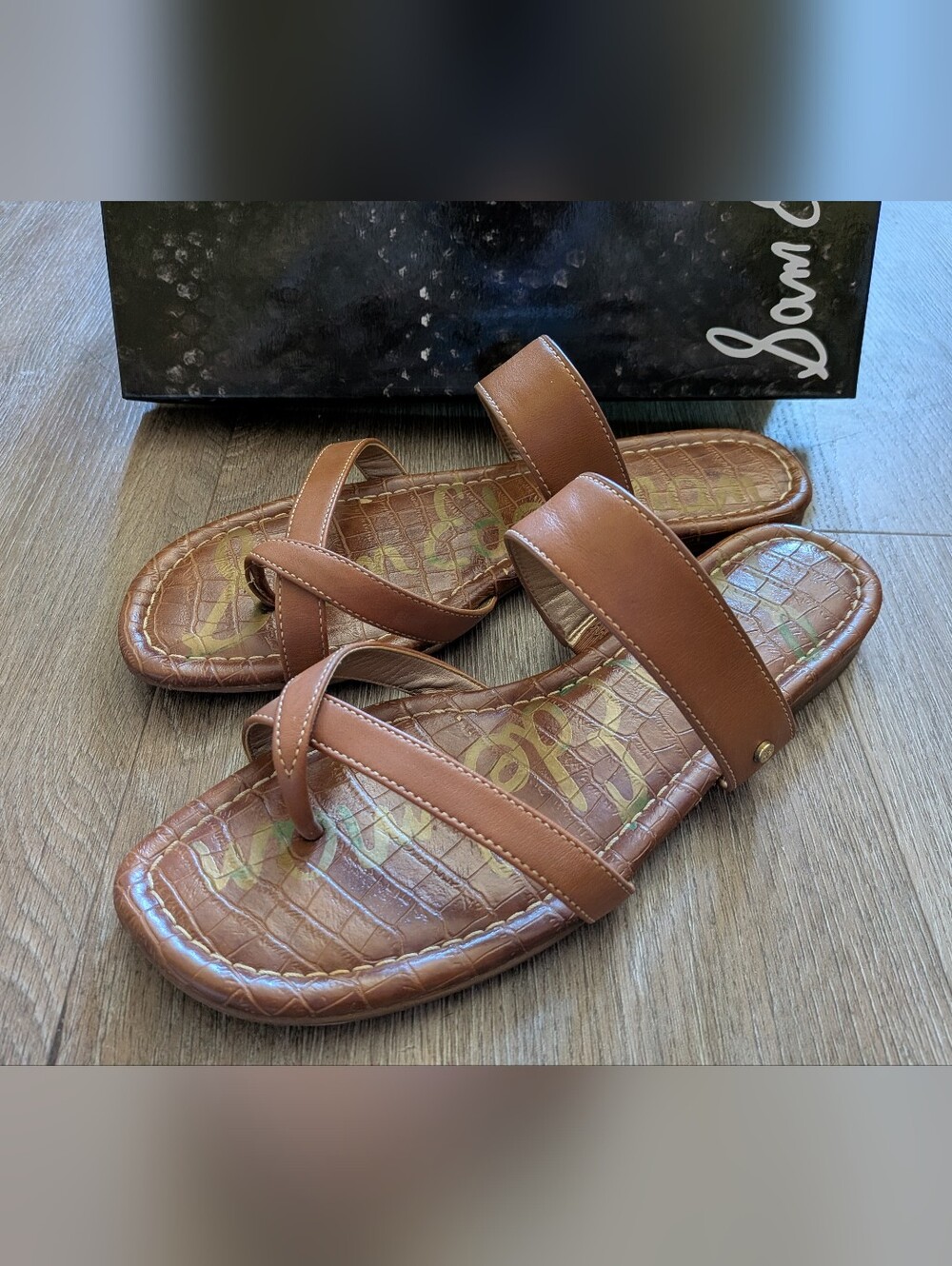 Sam Edelman Leather Bernice Sandal Women Size 9